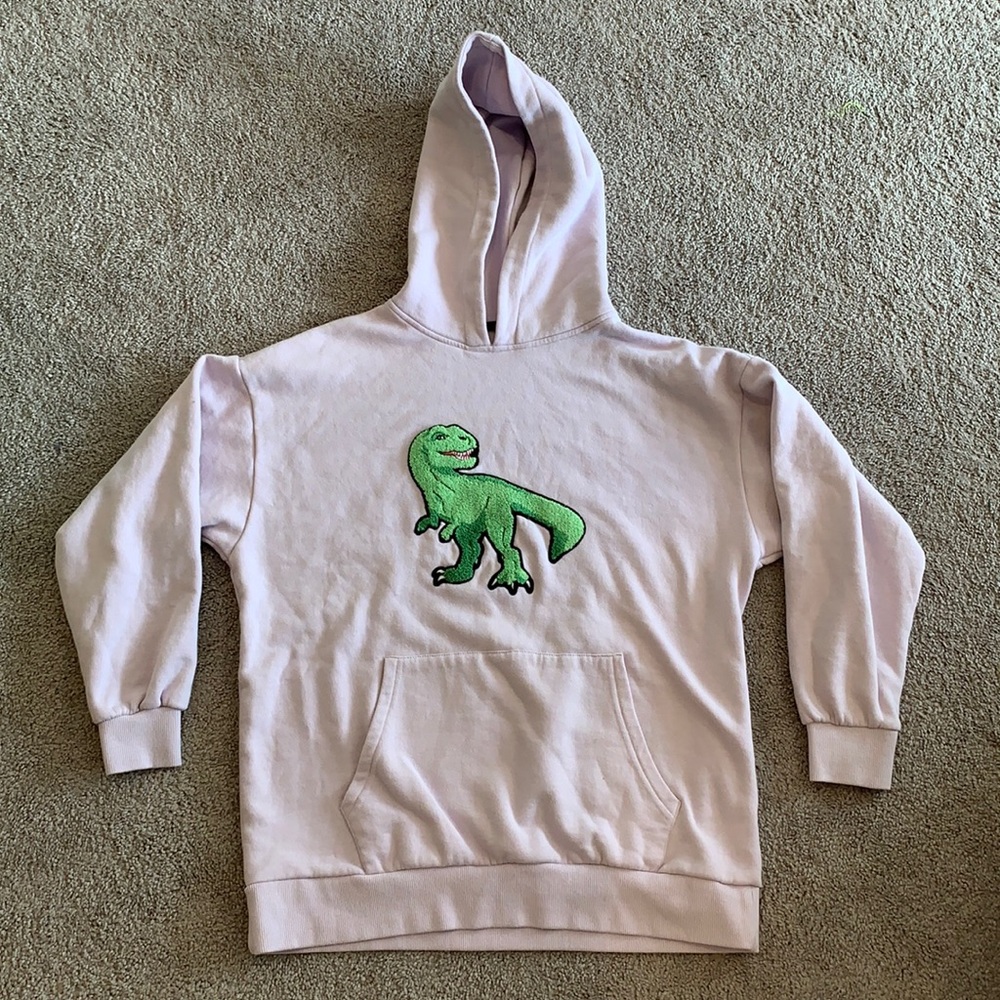 Fuzzy Dinosaur Hoodie